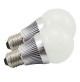Boat Led Bulb, 6 watts - Globe Candle Led - 10-30 volts - E27 - White - D60*115mm - G60-12L-E27-W - AZLED